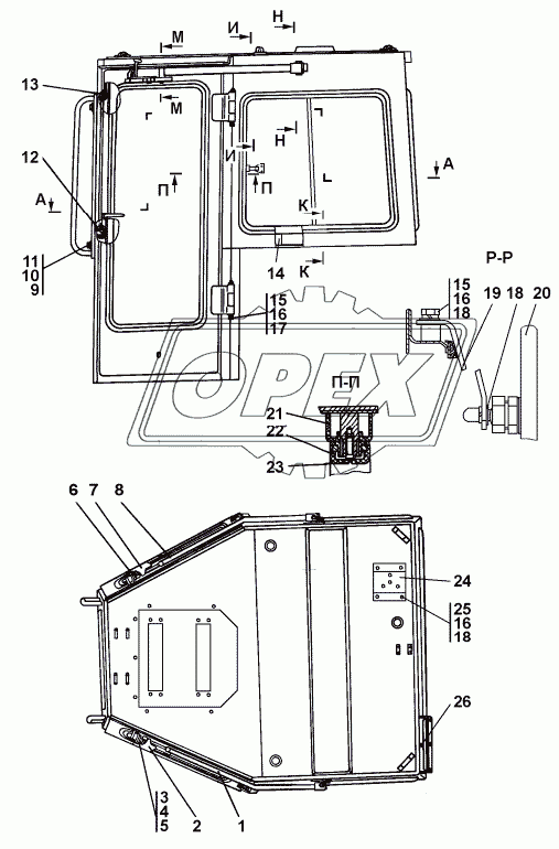 2501-59-1СП Кабина 1